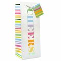 Wrap-Art Wine Bag, Cheers Pastels 27044